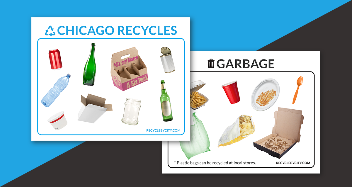 Chicago Recycling Signs